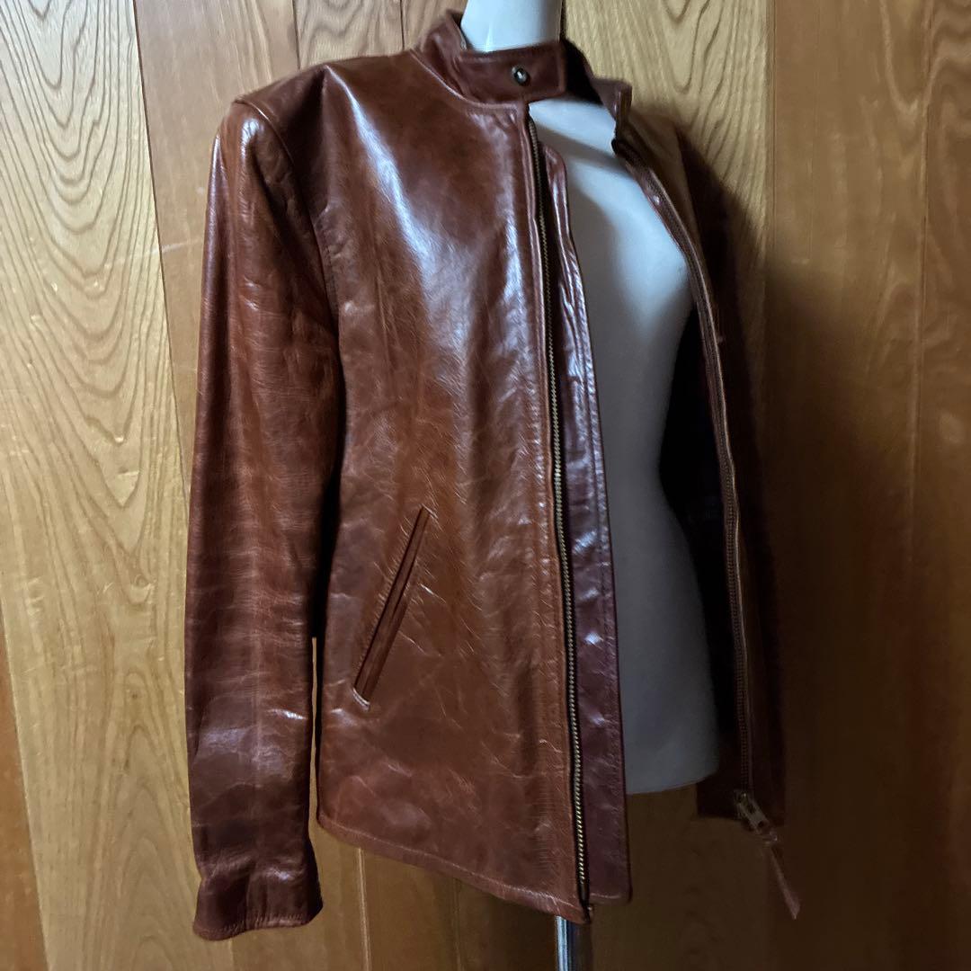 Y2レザー日本製♡馬革　高級　高品質　メンズ　革ジャン　本革ジャケット