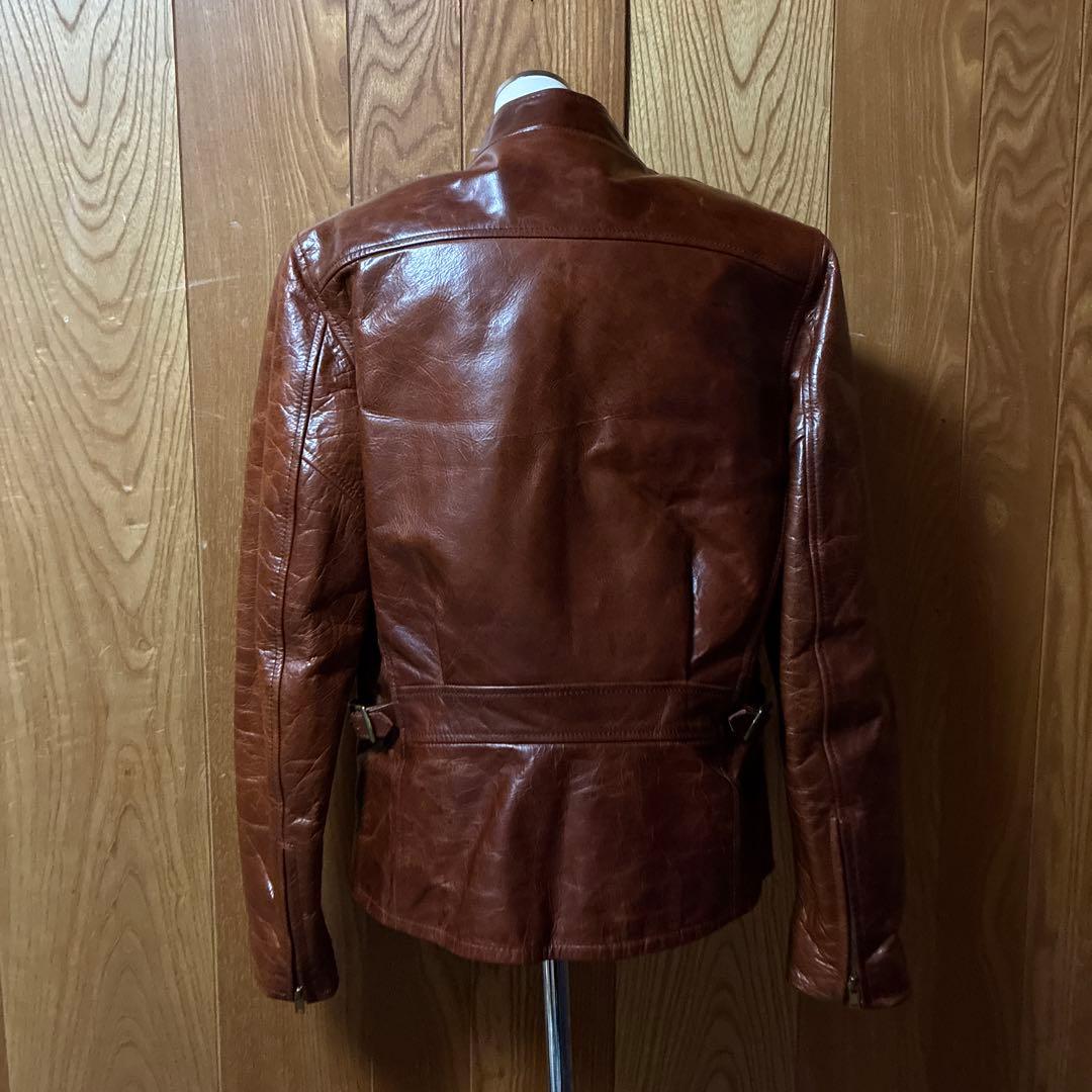 Y2レザー日本製♡馬革　高級　高品質　メンズ　革ジャン　本革ジャケット