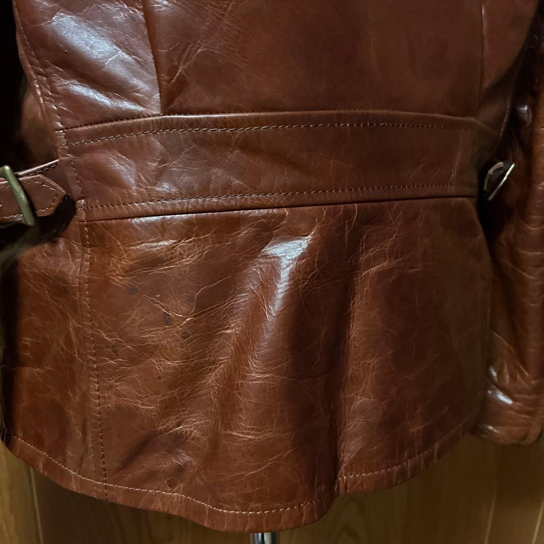 Y2レザー日本製♡馬革　高級　高品質　メンズ　革ジャン　本革ジャケット