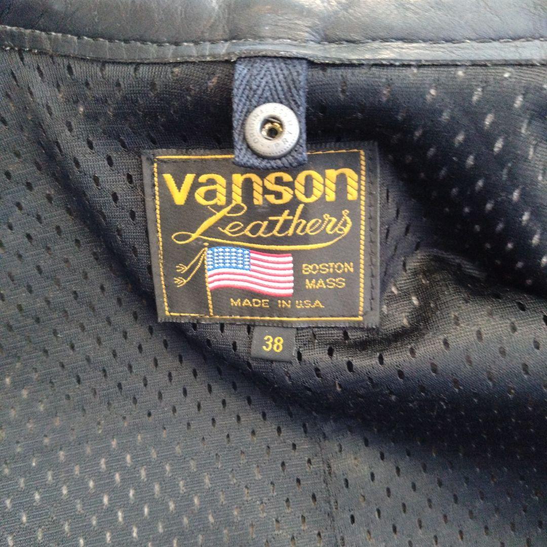 VANSON　ライダースジャケット