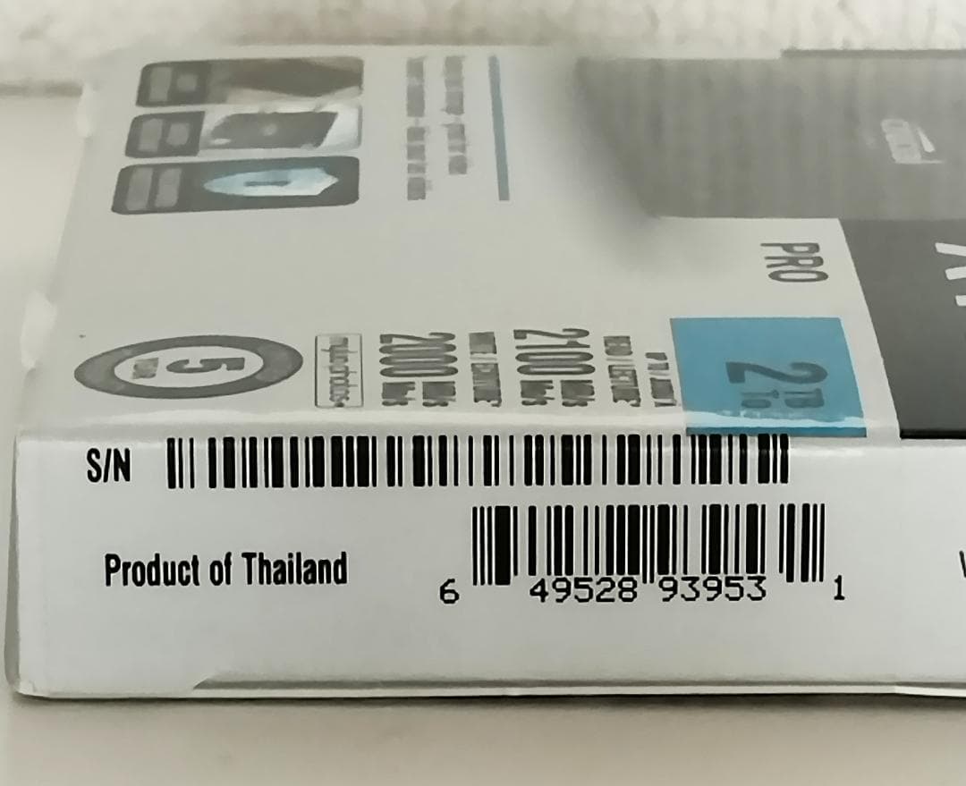 Crucial X10 Pro 2TB ポータブルSSD