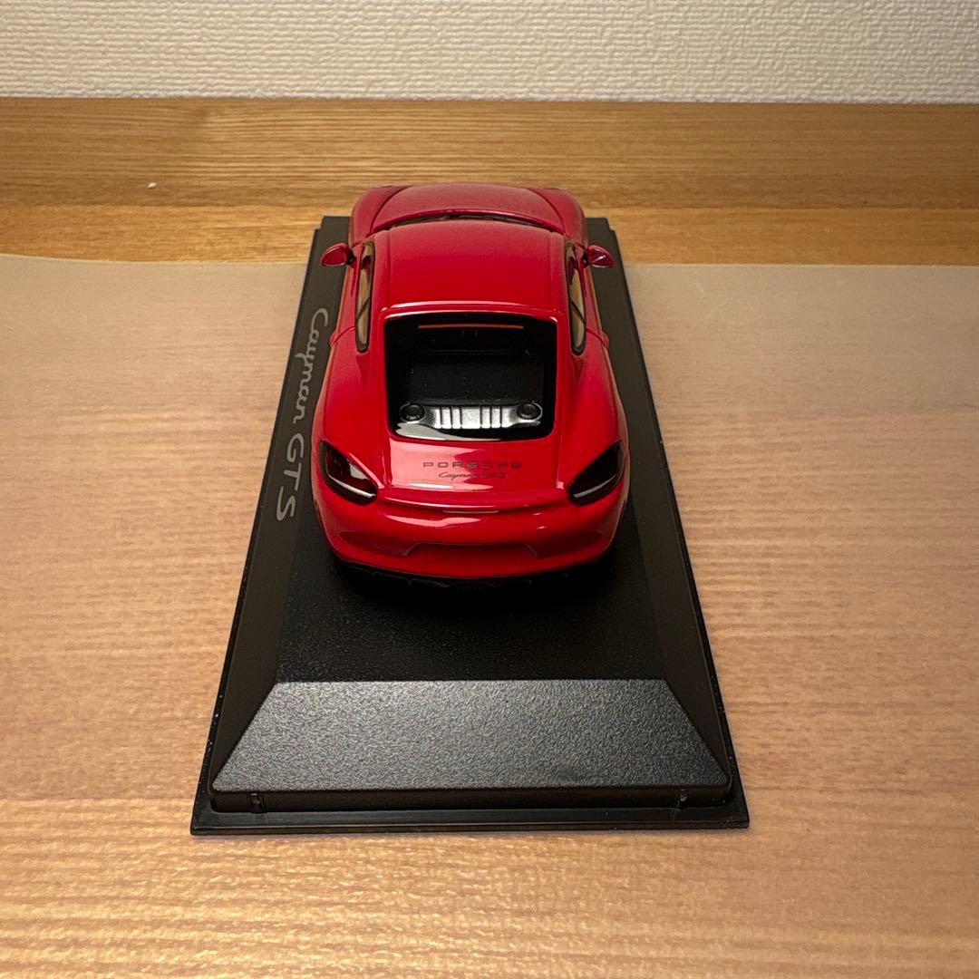 ミニチャンプス　ポルシェ　981 ケイマン　GTS 1/43 ミニカー　レッド