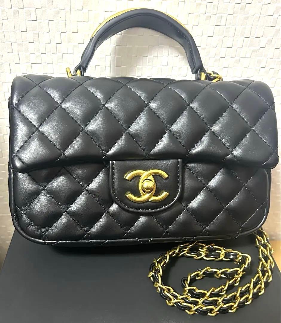 CHANEL ノベルティ バッグ ゴールド
