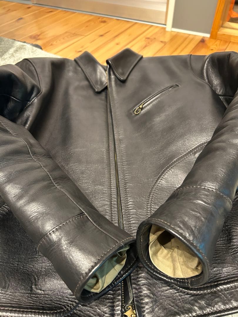 ワイツーレザー　レザー　スポーツジャケット　ライダース　エコホース　ホースハイド