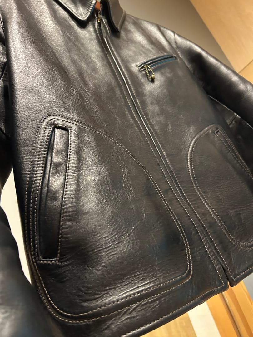 ワイツーレザー　レザー　スポーツジャケット　ライダース　エコホース　ホースハイド