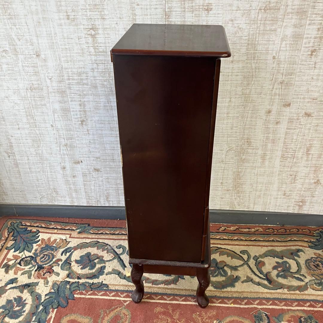 北欧レトロ Powellパウエル 猫脚 木製ジュエリーケース アクセサリーケース