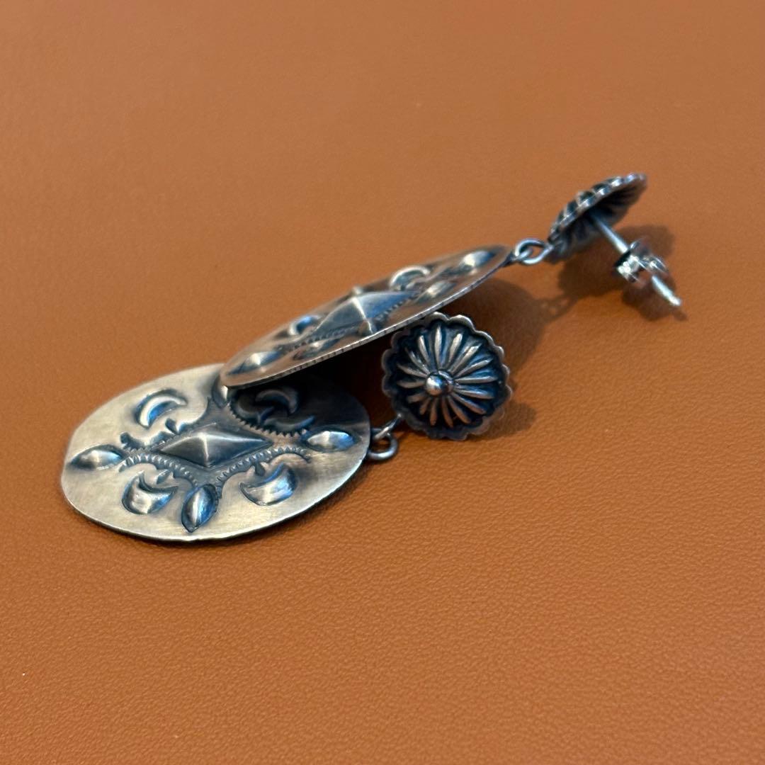 Navajo ”T. Charlle\" ナバホ族シルバーピアス