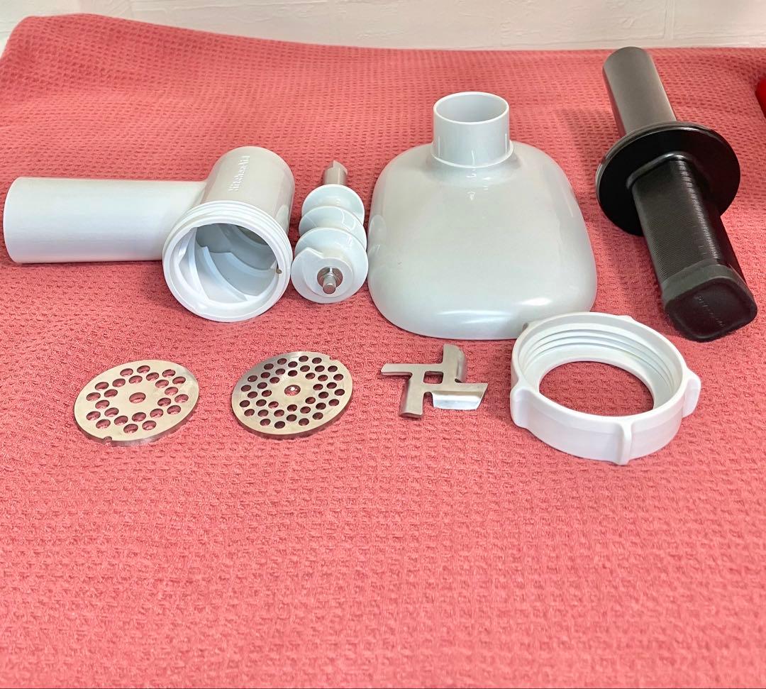 ✨2021年製✨ キッチンエイド 9KSM95ER 肉ミンチ装置付 動作確認済