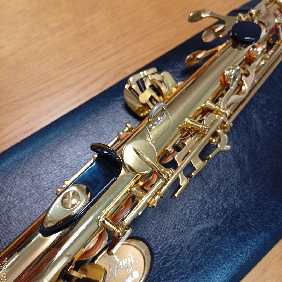②【麗音良品】YAMAHA YSS-875EX 純正ケース等完備ソプラノサックス
