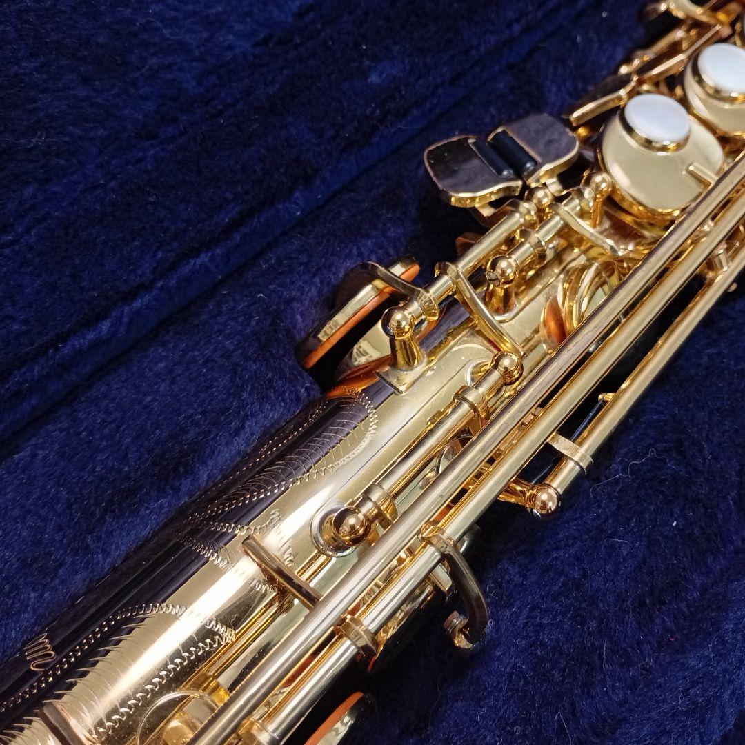 ②【麗音良品】YAMAHA YSS-875EX 純正ケース等完備ソプラノサックス