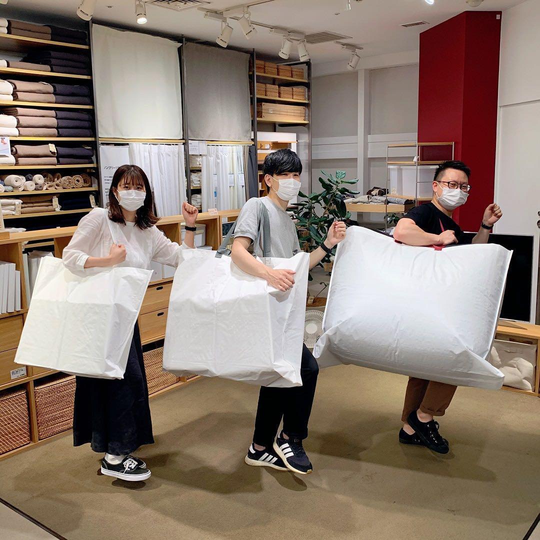 【無印良品】未使用　ポリプロピレンスツール　幅39　奥行36　高さ39cm　2点