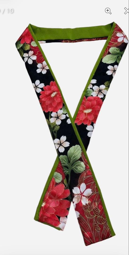 濃青緑振袖 蝶模様 金帯付　セット　成人式　正絹　振袖　身長170cm位迄　美品