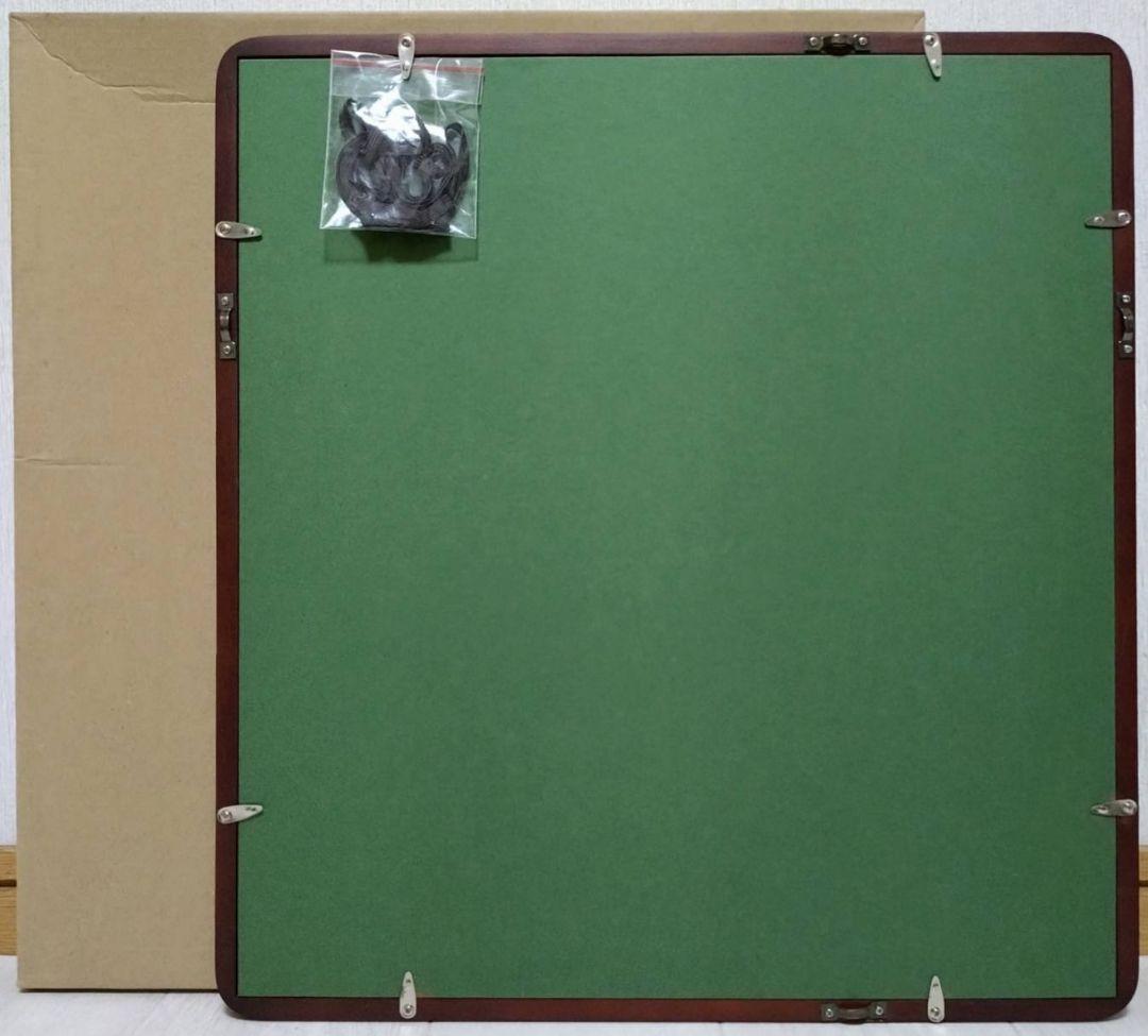 千住博　手描き作品/表サイン有り/色紙画/岩彩/油彩/逸品/額縁/額装