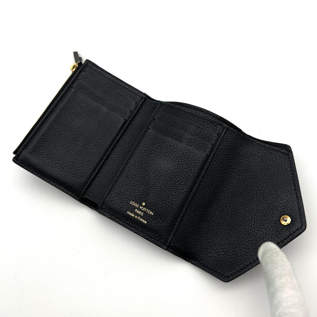 【極美品】ルイヴィトン アンプラント ポルトフォイユ ヴィクトリーヌ 黒 C97
