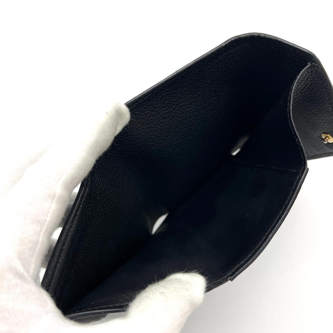 【極美品】ルイヴィトン アンプラント ポルトフォイユ ヴィクトリーヌ 黒 C97