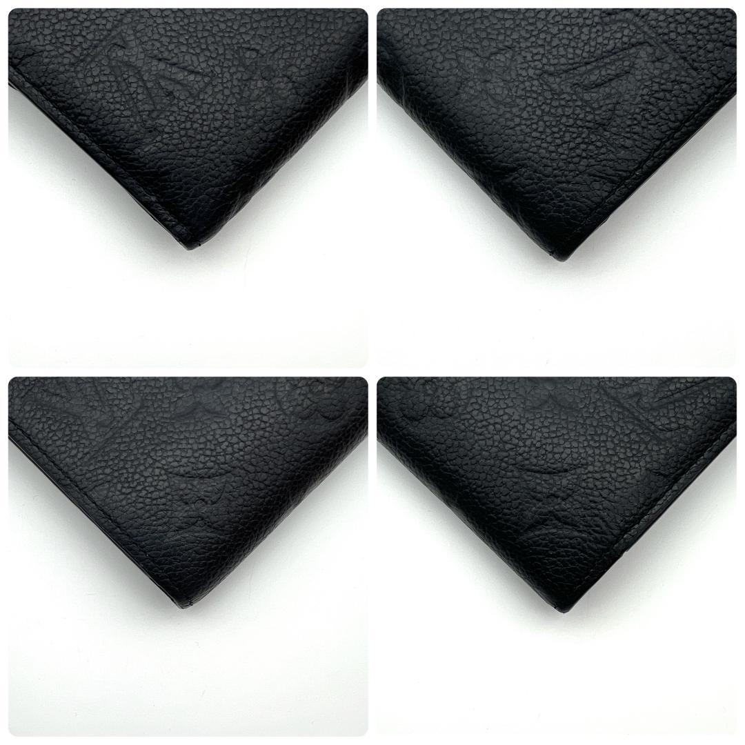 【極美品】ルイヴィトン アンプラント ポルトフォイユ ヴィクトリーヌ 黒 C97