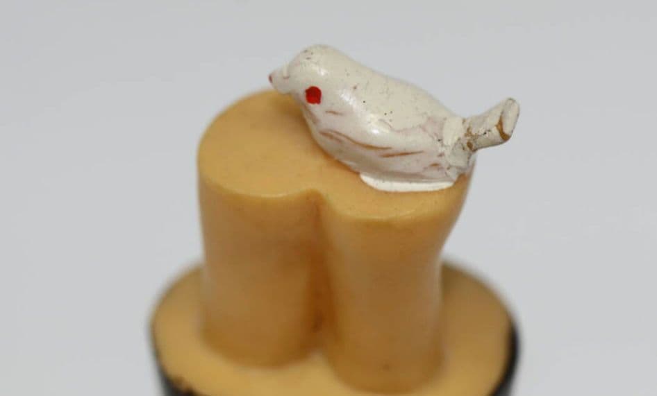 「平田やのようかん」企業物 ソフビ 指人形 「逆立ちぼうや 」 希少ソフビ