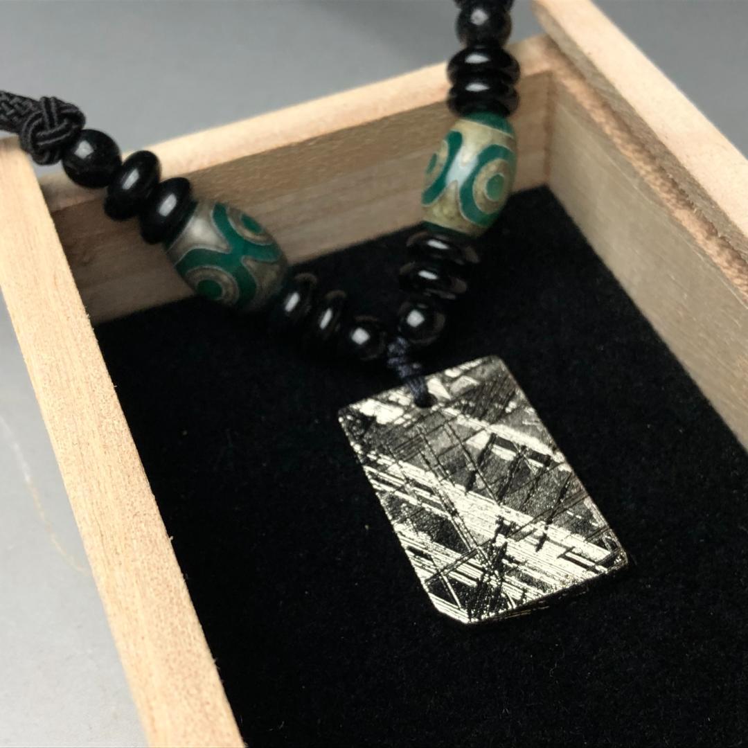 りょうすけ　ムオニオナルスタ隕石　メッキ処理済み　重さ約21ｇ