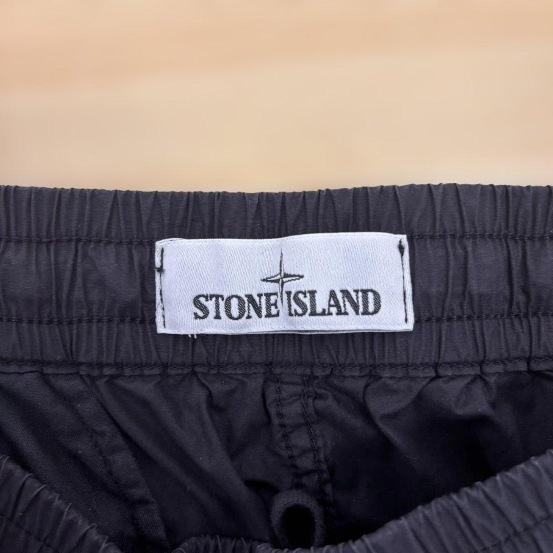 ストーンアイランド ブラックカーゴパンツ W33