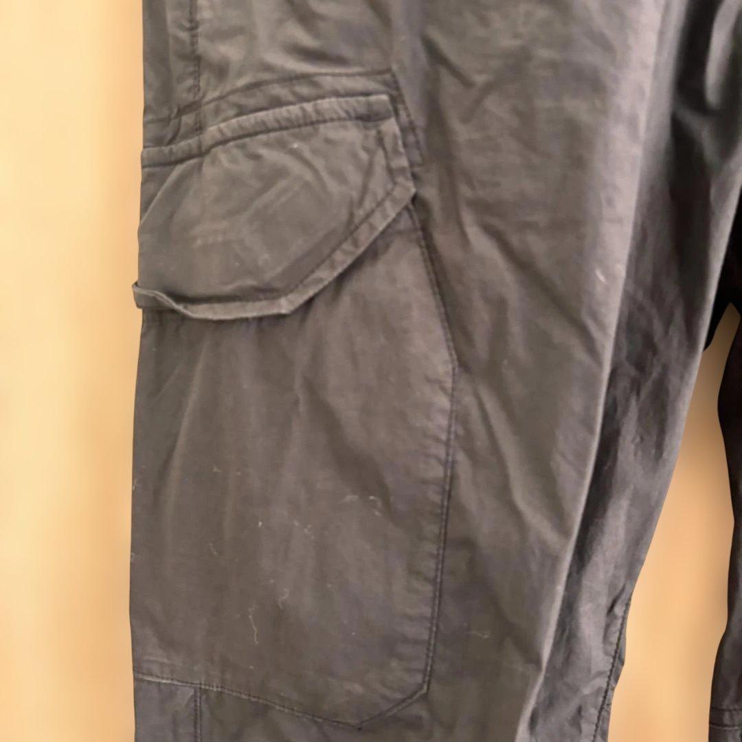 ストーンアイランド ブラックカーゴパンツ W33