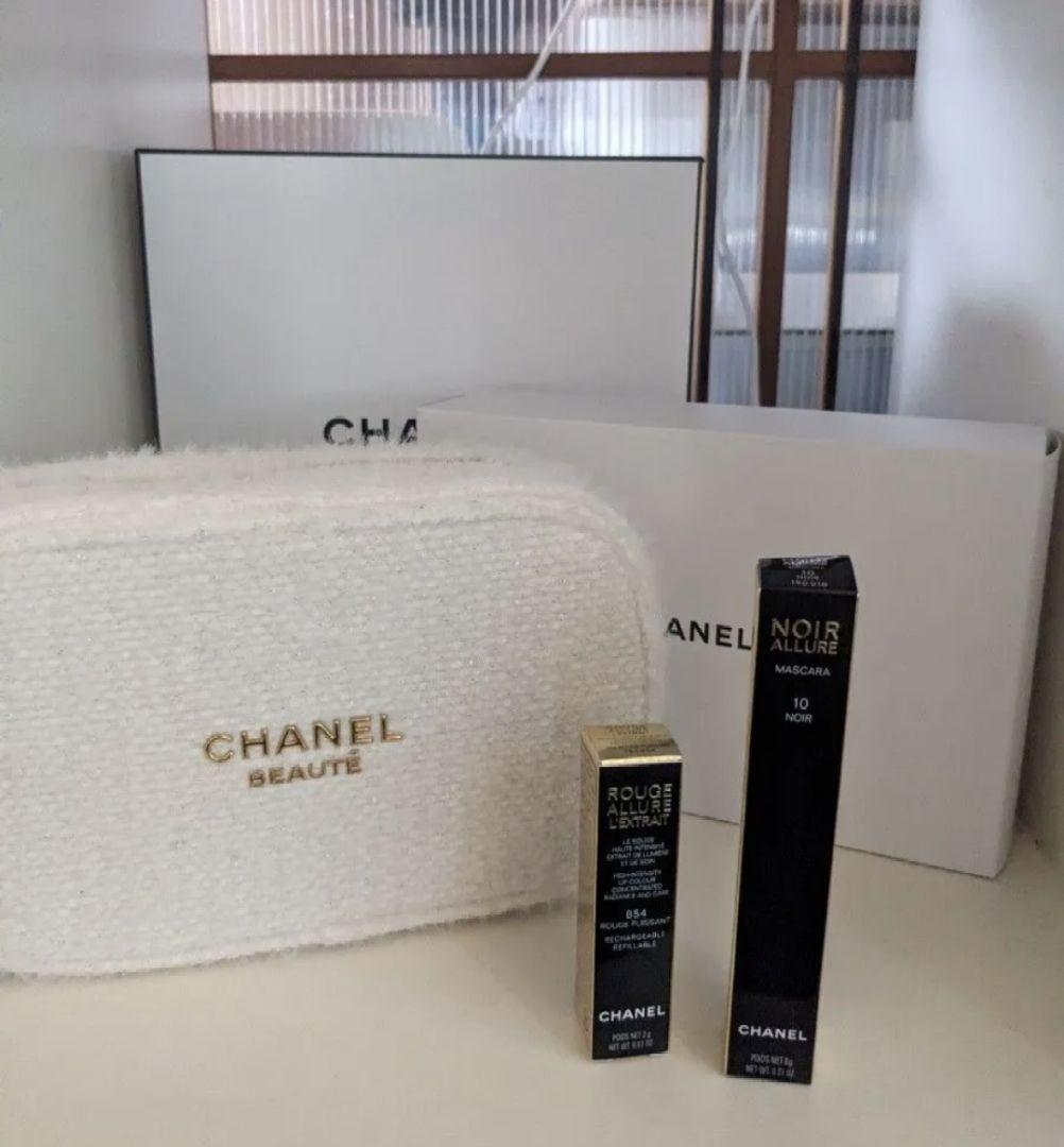 新品　クリスマス限定品　CHANEL マスカラ &口紅　 ポーチセット