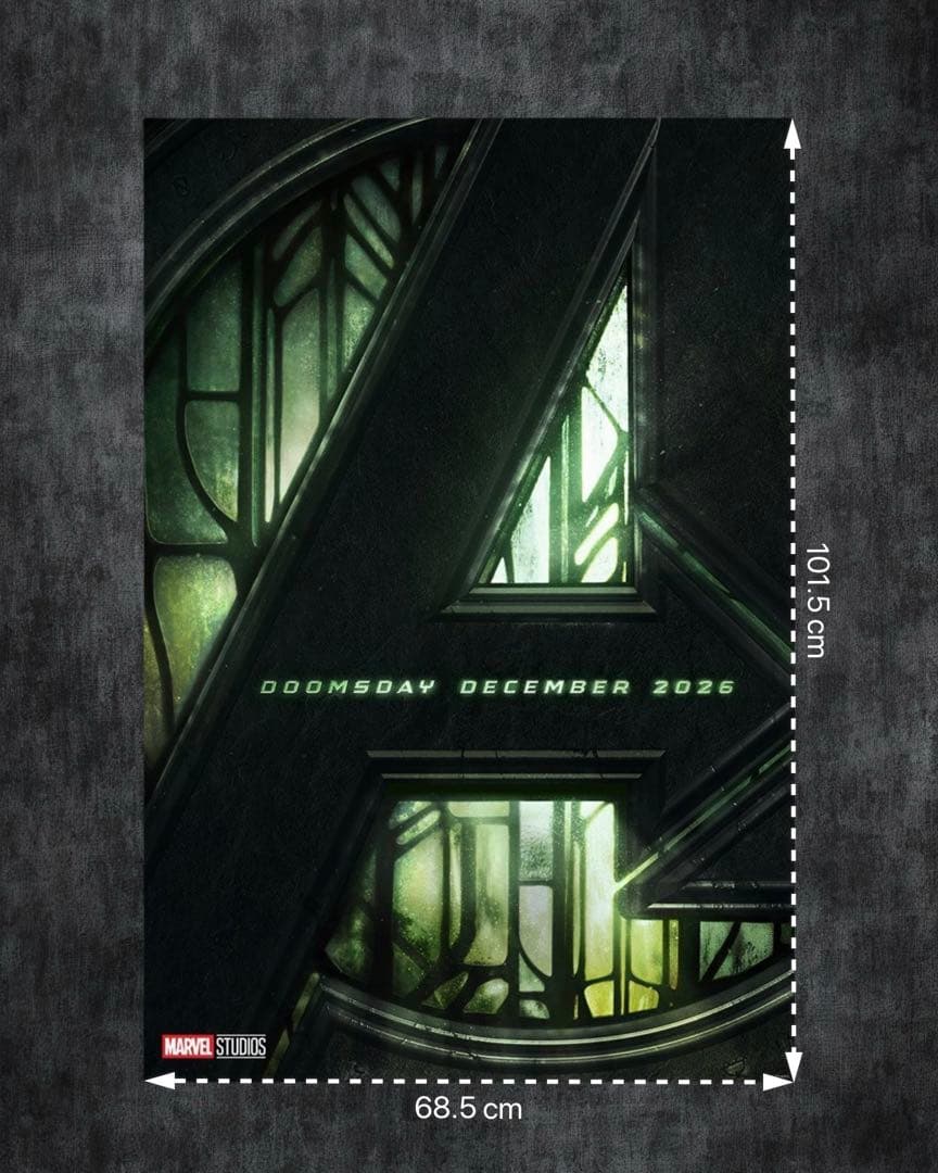 *枚数限定*映画館用両面印刷ポスターINTL版:アベンジャーズ/ドゥームズデイ