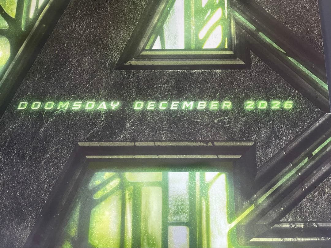 *枚数限定*映画館用両面印刷ポスターINTL版:アベンジャーズ/ドゥームズデイ