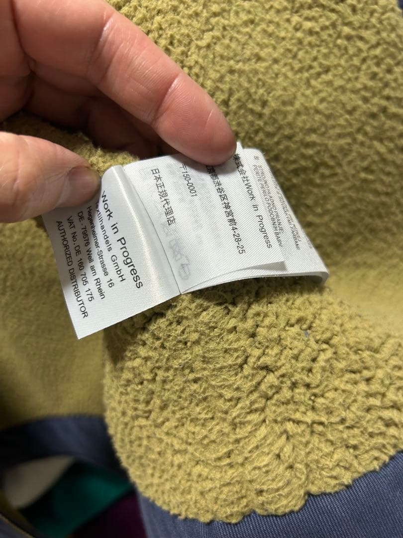 CARHARTT ボア襟ブルーダックジャケット