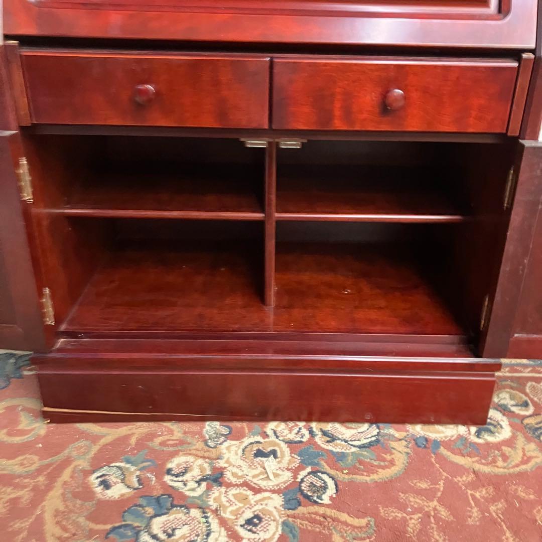 西脇工創 北海道旭川 大雪の工芸家具 英国クラシック 木製ライティングビューロ