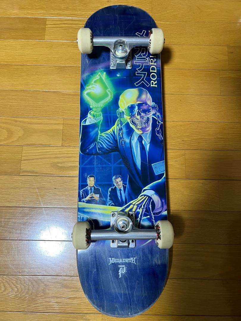 MEGADETH × PRIMITIVEスケートボード コンプリートデッキ