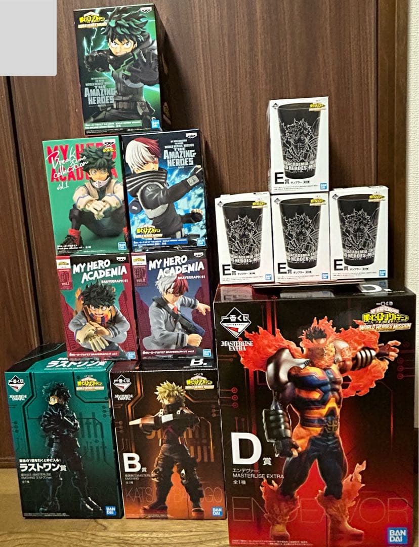 僕のヒーローアカデミア　D賞エンデヴァー　フィギュア　シール付き