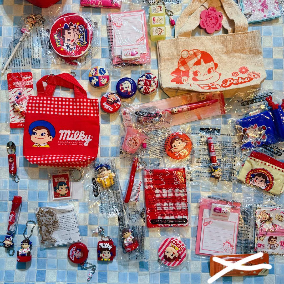 不二家　ミルキー ペコちゃん キャラクターグッズ おまとめセット