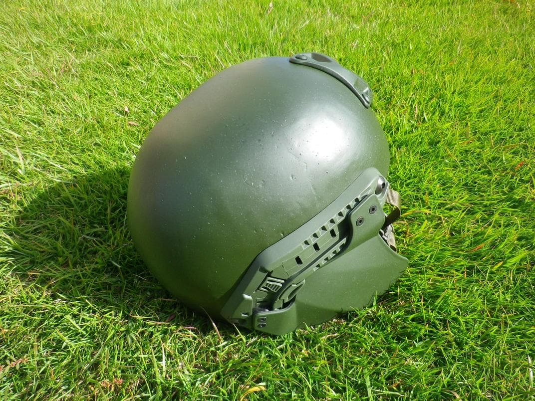 大日本帝国　鉄帽改造　タクティカルヘルメット　【製作後未使用】