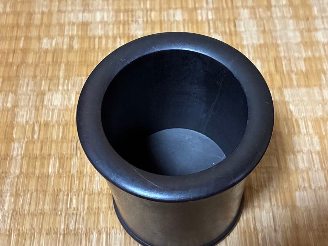 天然木 木製 唐木 筆筒 筆立