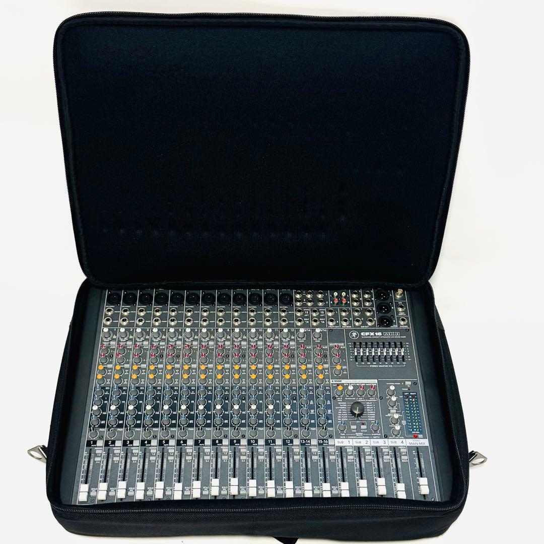 Mackie CFX16 MkII アナログミキサー 純正ソフトケース付き