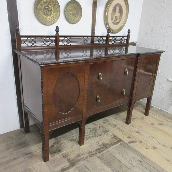 イギリス アンティーク 家具 サイドボード キャビネット 什器 英国 6561c