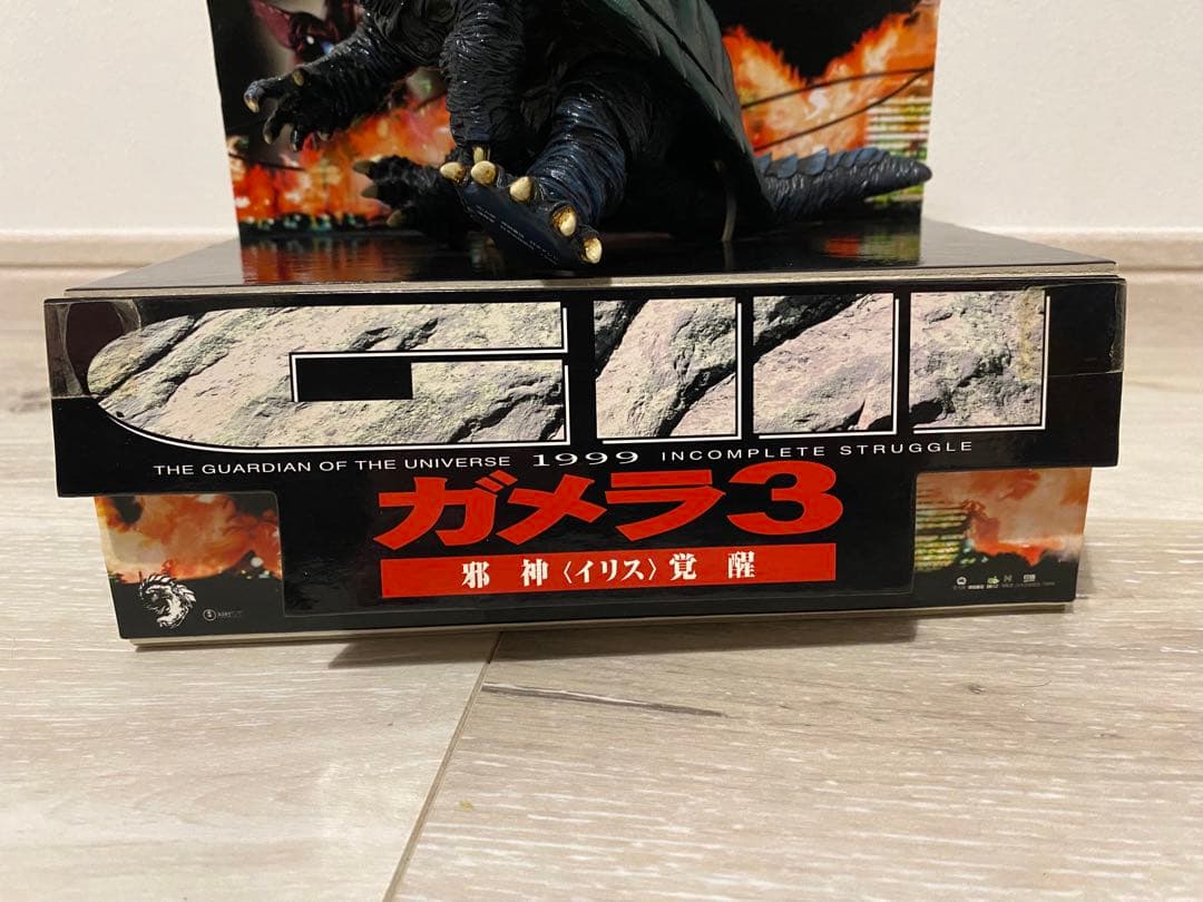 【限定超希少】ガメラ3 邪神覚醒 公開告知限定訴求パネル＆フィギュア