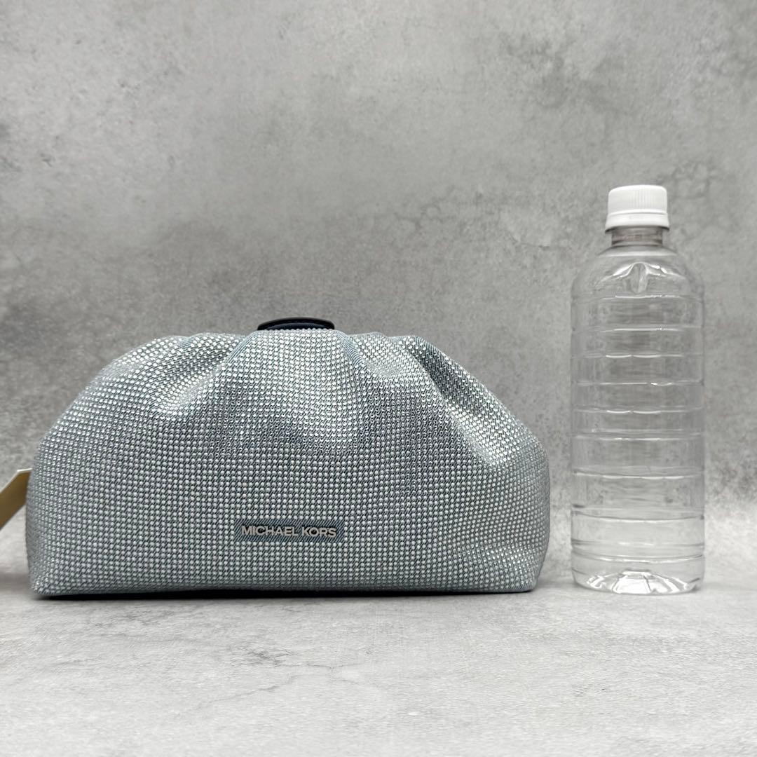 未使用タグ付 マイケルコース 3wayバッグ NOLA デニム ラインストーン