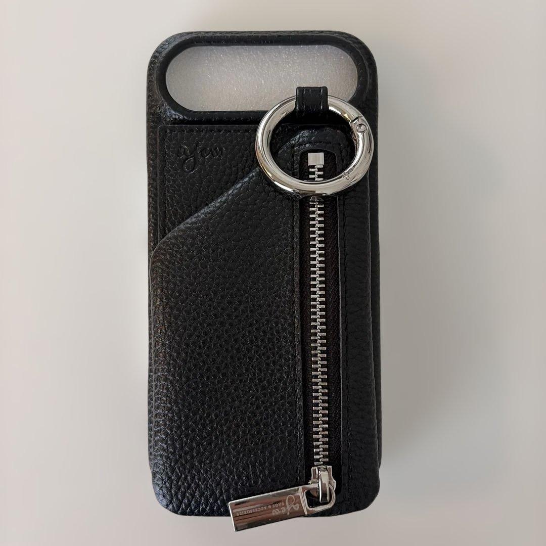 新品未使用　ajew ブラックレザー iPhone air ケース