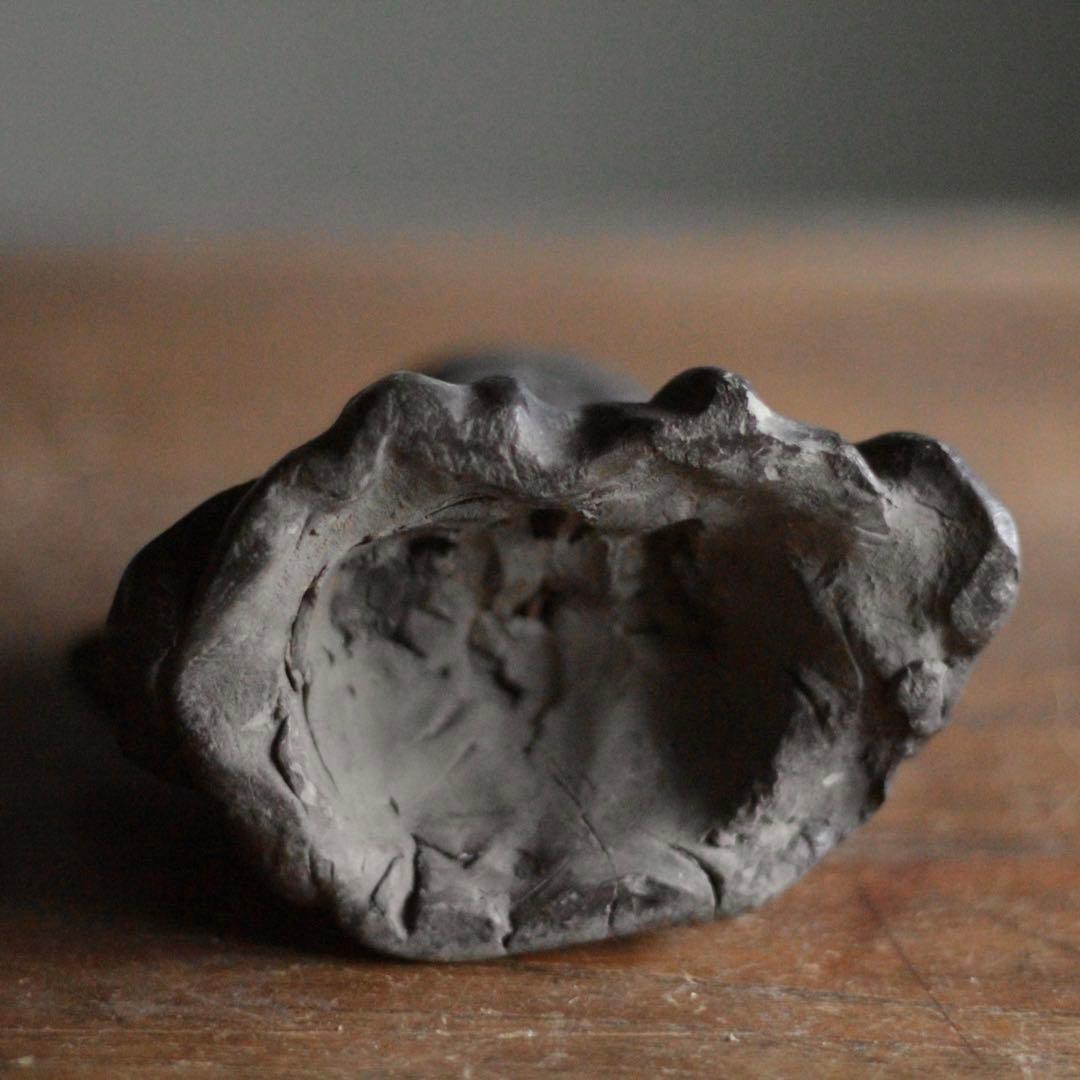 瓦質 福助人形 郷土人形 民芸 古道具 アンティーク オブジェ