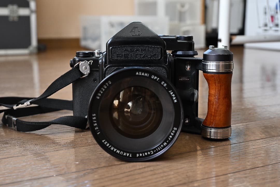 Asahi Pentax ペンタックス6x7 一眼レフカメラとレンズ３本セット