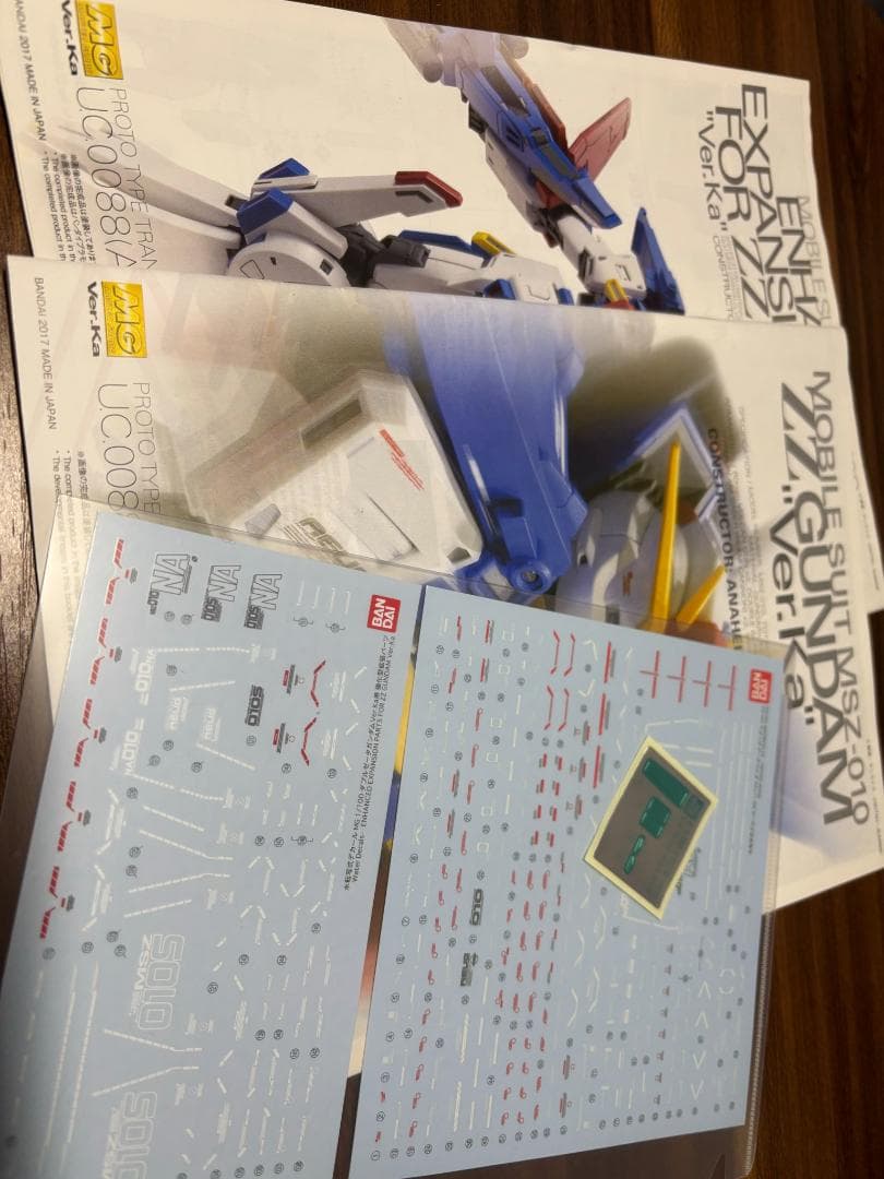【素組品】MG 1/100 強化型ダブルゼータガンダム Ver.Ka