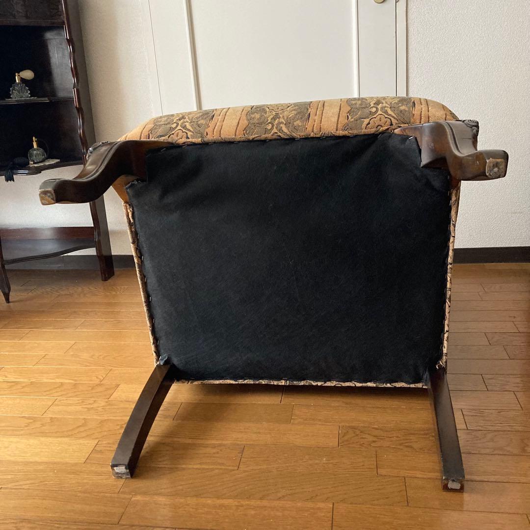 マリン レトロなウィングバッグチェア