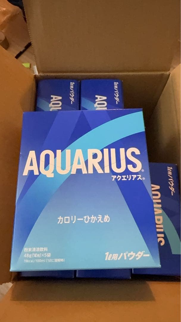 AQUARIUS アクエリアス パウダー 1用　12箱