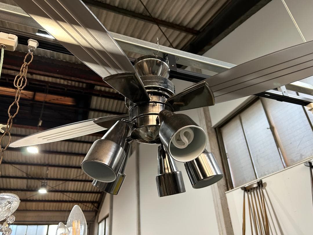 【美品】Ceiling Fan Light / シーリングファンライト｜ LED