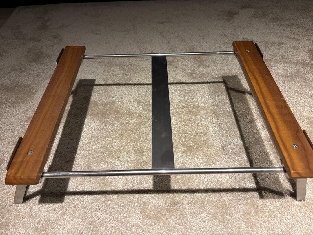 もいシェルコン25用、天板、スタンド。ウォルナット使用