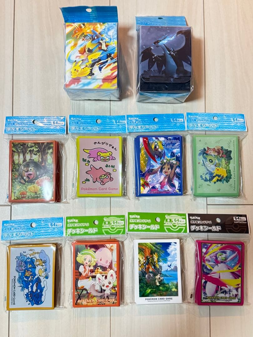 セット売り【新品】ポケモンカードゲーム　デッキシールド　デッキケース　スリーブ