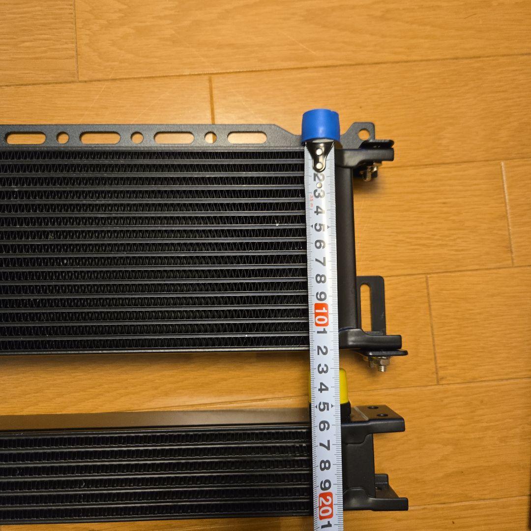 オイルクーラー 大小2つ ホース3m付