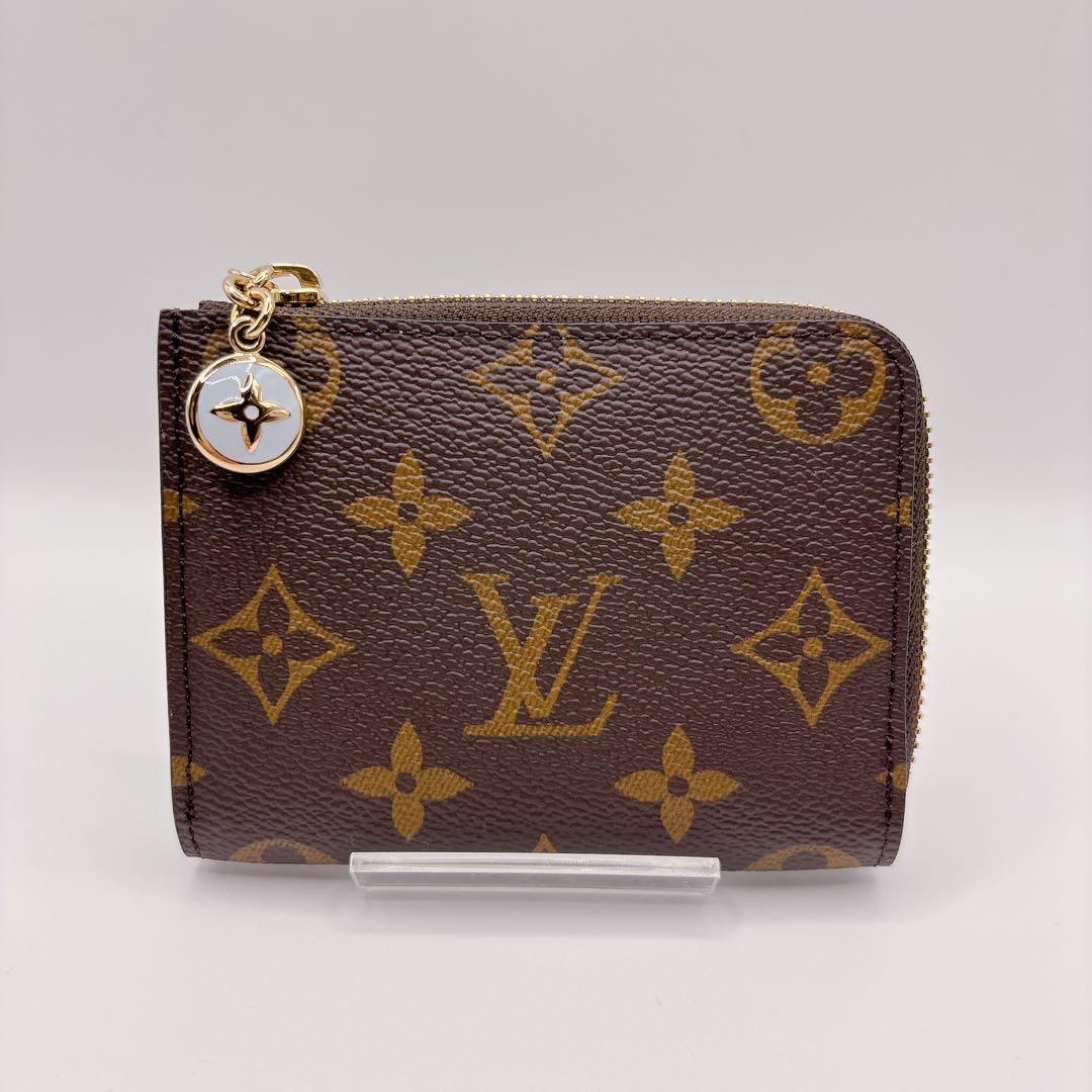 ほぼ未使用 日本限定 ルイヴィトン ポルトフォイユノアコンパクト アズールブルー