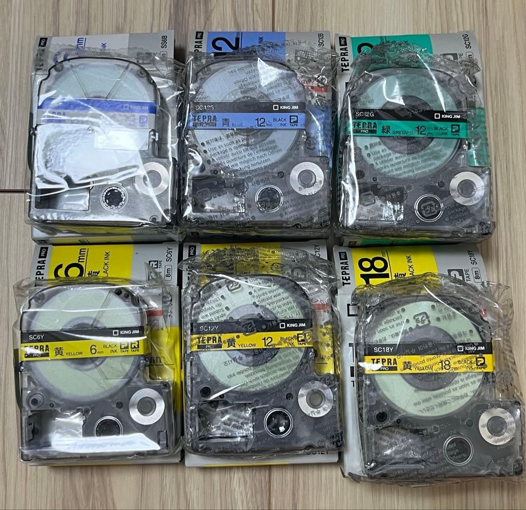 未使用品テープ6個付き　TEPRA SR530 ラベルライター